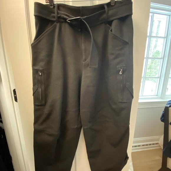 Bottega Veneta Black Cargo Pants, Size Italian 46